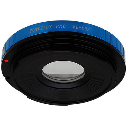 FotodioX Pro Adaptador de Montura para Lentes Canon FD a EF EF-S con Chip v10 y Multiplicador 1.4x