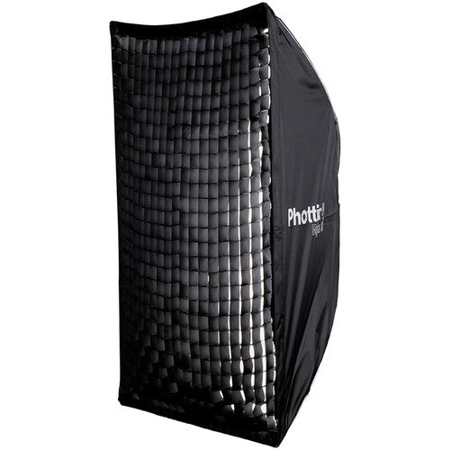 Phottix Raja Softbox Rectangular 81 x 120 cm con Grid y Difusor Frontales