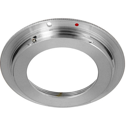 FotodioX Type 2 Pro Adaptador de Montura para Lentes M42 a Canon EF con Chip de Confirmación de Enfoque v10 y Aro de Latón