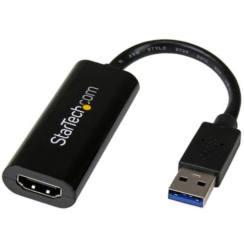 StarTech Slim Adaptador USB 3.0 a HDMI para Video 5 Gb/s 16MB DDR2