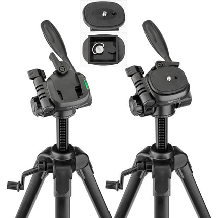 Magnus PV-3330G Trípode para foto y video altura máx 66.7 pulg con adaptador smartphone y soporte GoPro