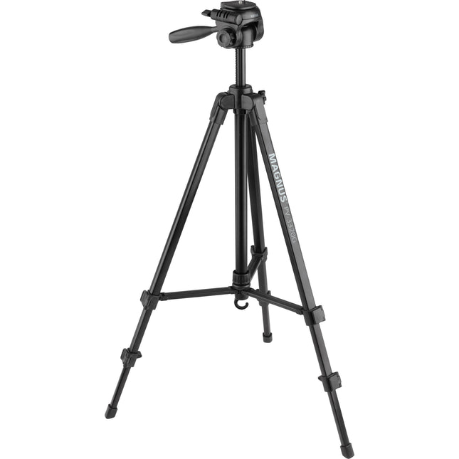 Magnus PV-3320G Trípode Fotográfico y de Video con Columna Central y Adaptador para Smartphone y Montura GoPro 62 Pulgadas 11 lb Capacidad
