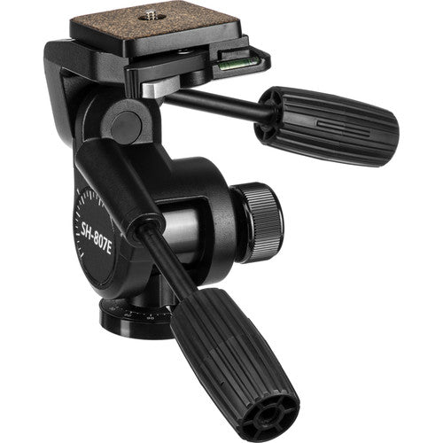 SLIK SH-807E Cabezal Pan/Tilt 3 Vías Capacidad 10 kg Altura 15 cm