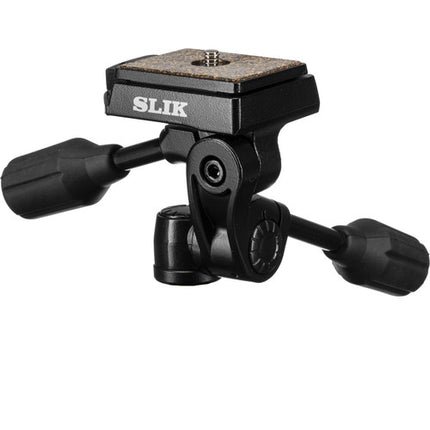 SLIK SH-704E Cabezal Pan y Tilt 3 Vías 2 kg con Liberación Rápida