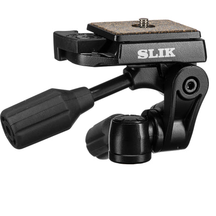 SLIK SH-704E Cabezal Pan y Tilt 3 Vías 2 kg con Liberación Rápida