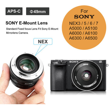 Meike MK-25mm f1.8 Objetivo Manual para FUJIFILM X APS-C