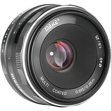 Meike MK-25mm f1.8 Objetivo Manual para FUJIFILM X APS-C