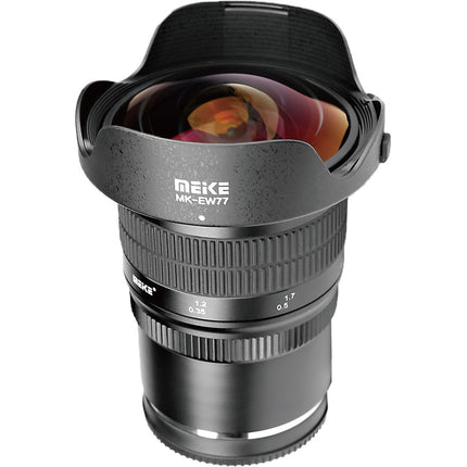 Meike MK-8mm f/3.5 Lente Ojo de Pez para Nikon F Montura F con Funda