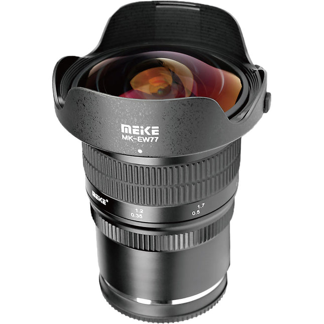 Meike MK-8mm f/3.5 Lente Ojo de Pez para Nikon F Montura F con Funda
