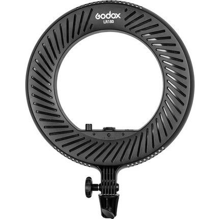 Godox LR180 Luz Anular 14.2 Pulgadas 180 LEDs 5600K con Soporte para Smartphone