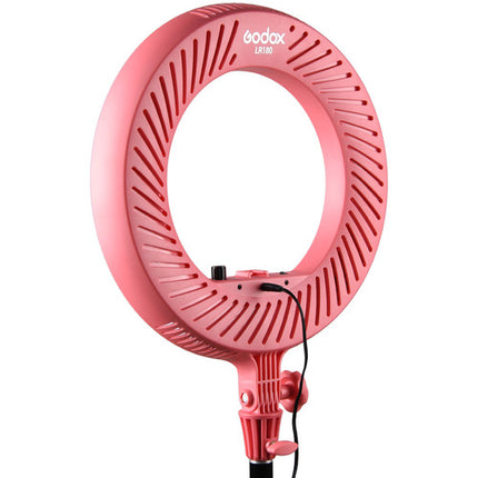 Godox LR180 Aro de Luz Día 14.2 Pulgadas 180 LEDs 5000K Rosa