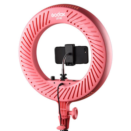 Godox LR180 Aro de Luz Día 14.2 Pulgadas 180 LEDs 5000K Rosa