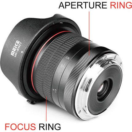 Meike MK-8mm f/3.5 Lente Ojo de Pez para Canon EF Formato Completo