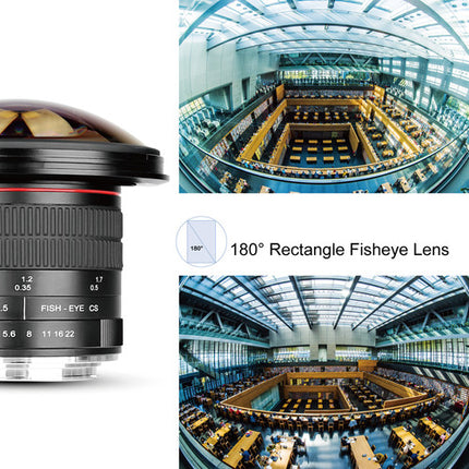 Meike MK-8mm f/3.5 Lente Ojo de Pez para Canon EF Formato Completo