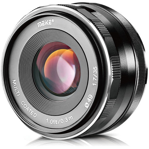 Meike MK-35mm f/1.7 Objetivo para FUJIFILM X Montura X-APS-C 52.5mm