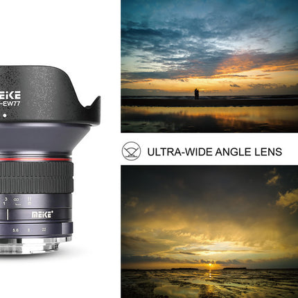 Meike MK-12mm f/2.8 Lente para Sony E APS-C Metal y Foco Manual