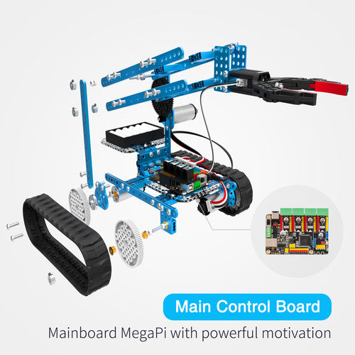 Makeblock mBot Ultimate 2.0 Kit Robot 10 en 1 Bluetooth USB aluminio anodizado