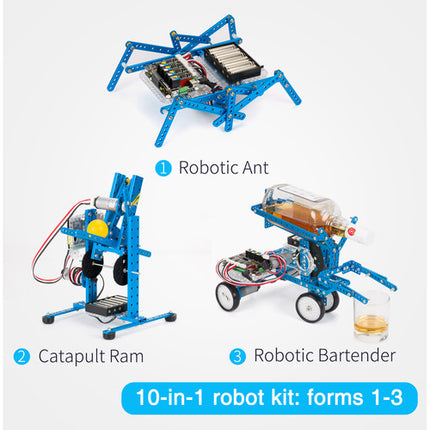Makeblock mBot Ultimate 2.0 Kit Robot 10 en 1 Bluetooth USB aluminio anodizado
