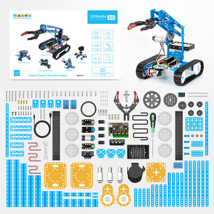 Makeblock mBot Ultimate 2.0 Kit Robot 10 en 1 Bluetooth USB aluminio anodizado