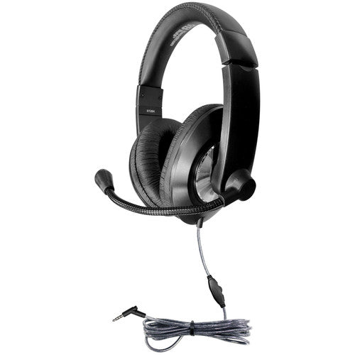 HamiltonBuhl Smart-Trek Deluxe Auriculares Estéreo con Micrófono 40mm y Control de Volumen