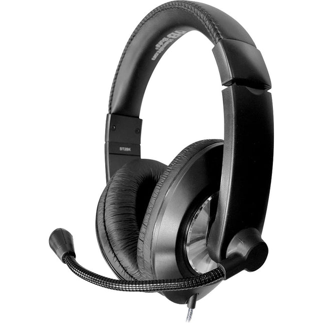 HamiltonBuhl Smart-Trek Deluxe Auriculares Estéreo con Micrófono 40mm y Control de Volumen