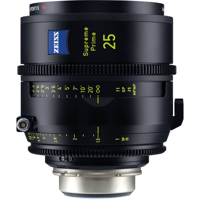 ZEISS Supreme Prime 25mm T1.5 Lente de cine Full-Frame con iris de 16 hojas y enfoque interno