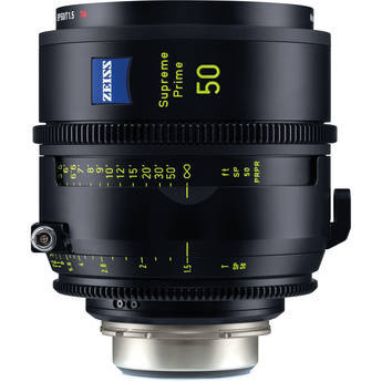 ZEISS Supreme Prime 50mm T1.5 Lente Cine Full-Frame PL Mount Enfoque Preciso
