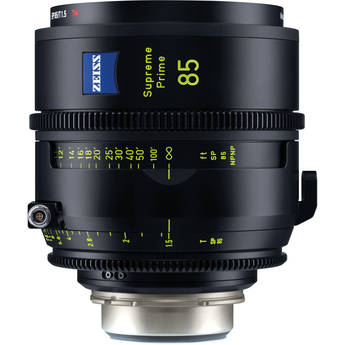 ZEISS Supreme Prime 85mm T1.5 Feet PL Mount Lente Cine Full-Frame 300° Enfoque