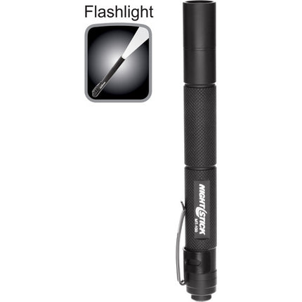 Nightstick MT-100 Mini-TAC Linterna LED 100 lúmenes 2 pilas AAA con clip negro