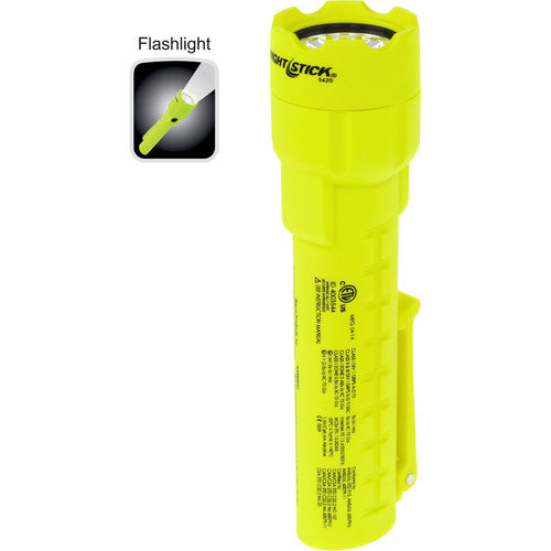 Nightstick XPP-5420G Linterna LED Verde Certificada 140 Lúmenes IP67 Submergible