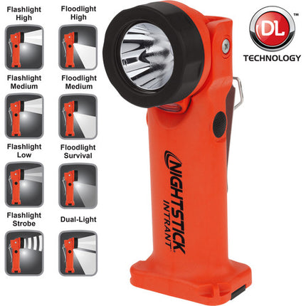 Nightstick XPP-5566RX INTRANT Linterna LED Ángulo Recto 200 Lúmenes 3 Pilas AA