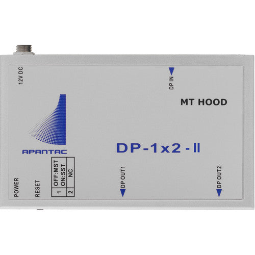 Apantac MT HOOD DP-1X2-II Amplificador Divisor DisplayPort 4K60 2 Salidas HDMI