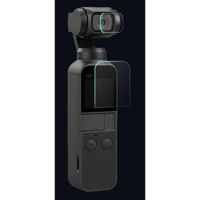 DigitalFoto Solution Kit de Protectores para Lente y Monitor DJI Osmo Pocket 0.2mm 2 Sets