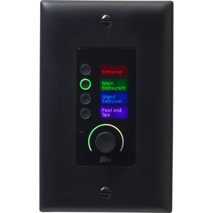 BSS Audio EC-4BV Controlador Ethernet con 4 Botones y Control de Volumen versión US Decora