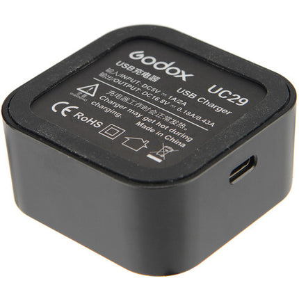 Godox UC29 Cargador USB para Batería Flash AD200 WB29 5V 16.8V