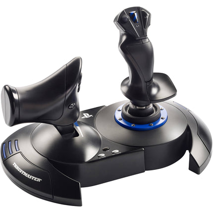 Thrustmaster T-Flight Hotas 4 Joystick para vuelo con acelerador desmontable y sistema de timón dual compatible PS4 PS5 PC