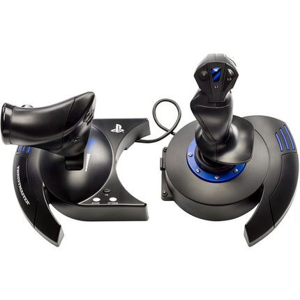Thrustmaster T-Flight Hotas 4 Joystick para vuelo con acelerador desmontable y sistema de timón dual compatible PS4 PS5 PC