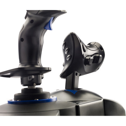 Thrustmaster T-Flight Hotas 4 Joystick para vuelo con acelerador desmontable y sistema de timón dual compatible PS4 PS5 PC