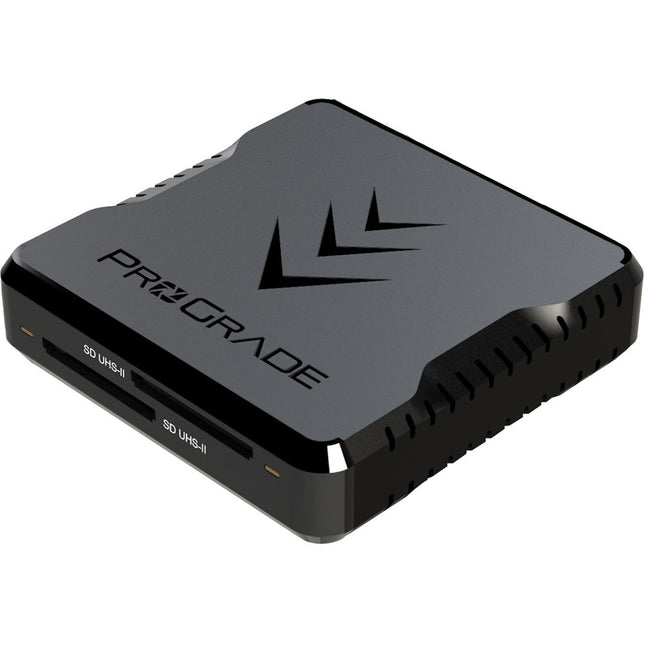 ProGrade Digital Lector de Tarjetas Dual-Slot UHS-II SDXC USB-C 3.2 Gen 2 con Velocidad 1.25GB/s y Montaje Metálico