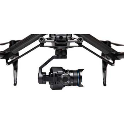 Objetivo Venus Optics Laowa 9mm f/2.8 Zero-D DL para dron DJI Inspire 2 apertura f/2.8 compacto ligero