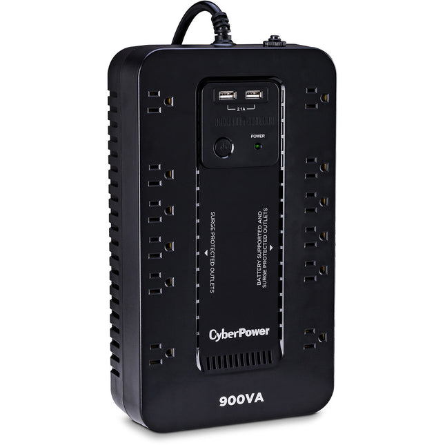 CyberPower ST900U UPS de Respaldo 900VA 12 Enchufes 500W