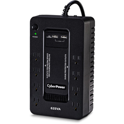 CyberPower ST625U SAI de Reserva 625VA 360W 8 Tomas con Protección 890J