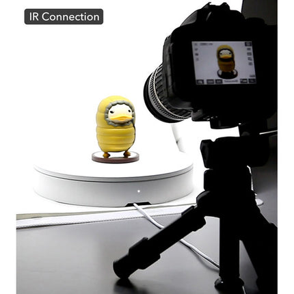 ORANGEMONKIE Foldio360 Plataforma Giratoria Inteligente Bluetooth 4.0 LE y Luz Halo Edge