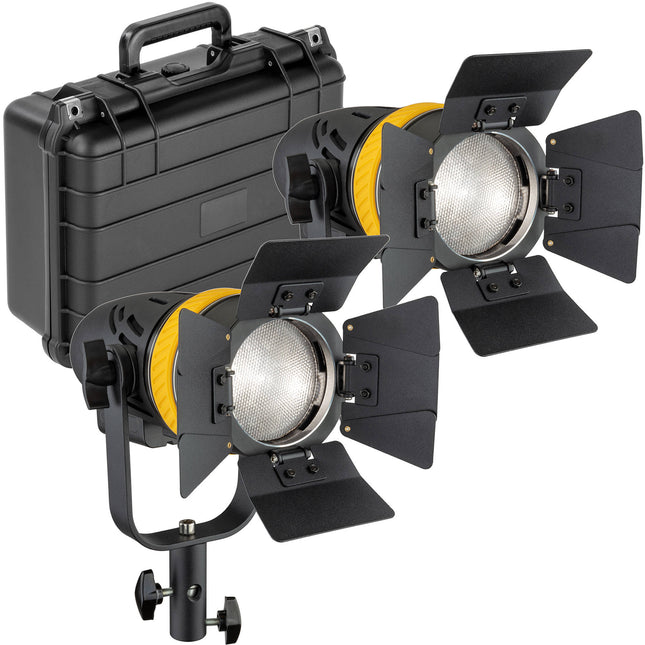 Genaray Torpedo Kit LED portátil enfoque 2 luces 5600K 60W COB