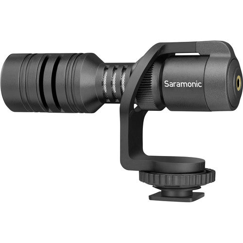 Saramonic Vmic Mini Micrófono Shotgun Ultracompacto para Cámaras con Paraviento y Cable 3.5mm