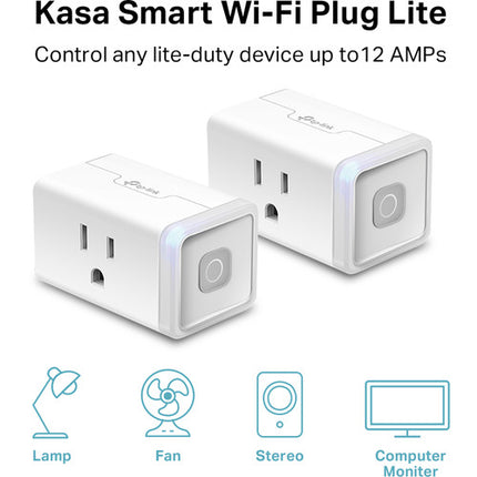 TP-Link HS103P2 Enchufe Inteligente Wi-Fi 2.4 GHz Control Remoto 2-Pack