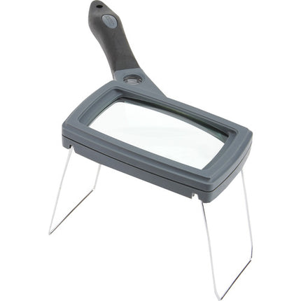 Carson SG-16 Lupa 2x con Aumento 10x y Soporte Plegable Estuche