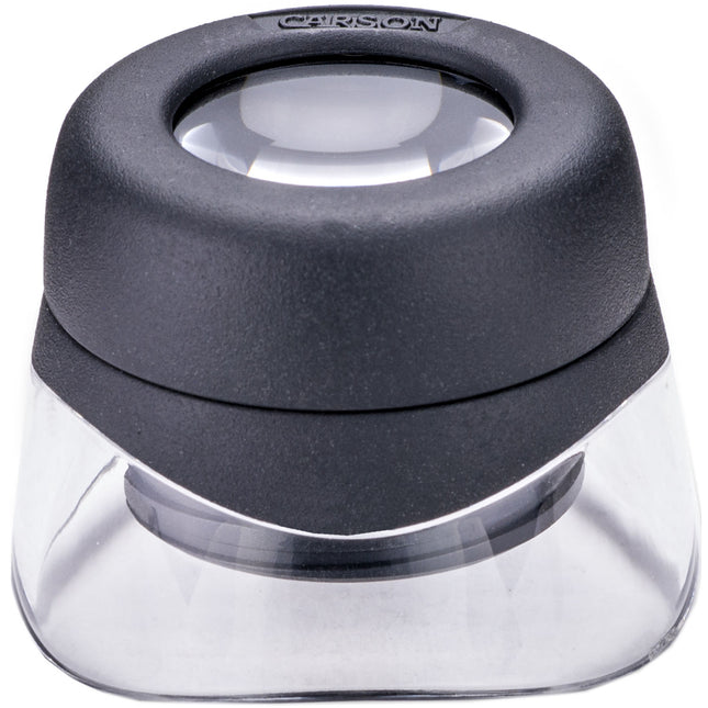 Carson LH-30 VersaLoupe Lupa 10x con enfoque ajustable y luz ambiental