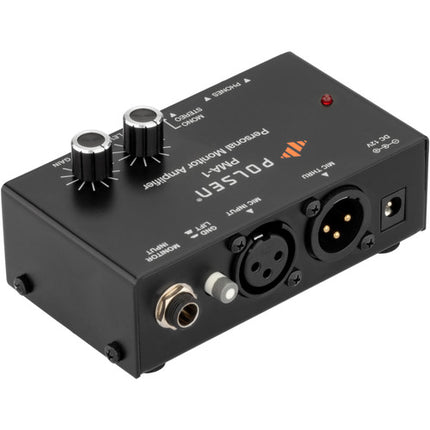 Polsen PMA-1 Amplificador de Monitor Personal 12V para Estudio y Directo