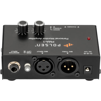 Polsen PMA-1 Amplificador de Monitor Personal 12V para Estudio y Directo